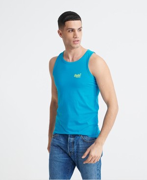 Superdry Neon Lite Férfi Mellény Kék | LMGEI7385